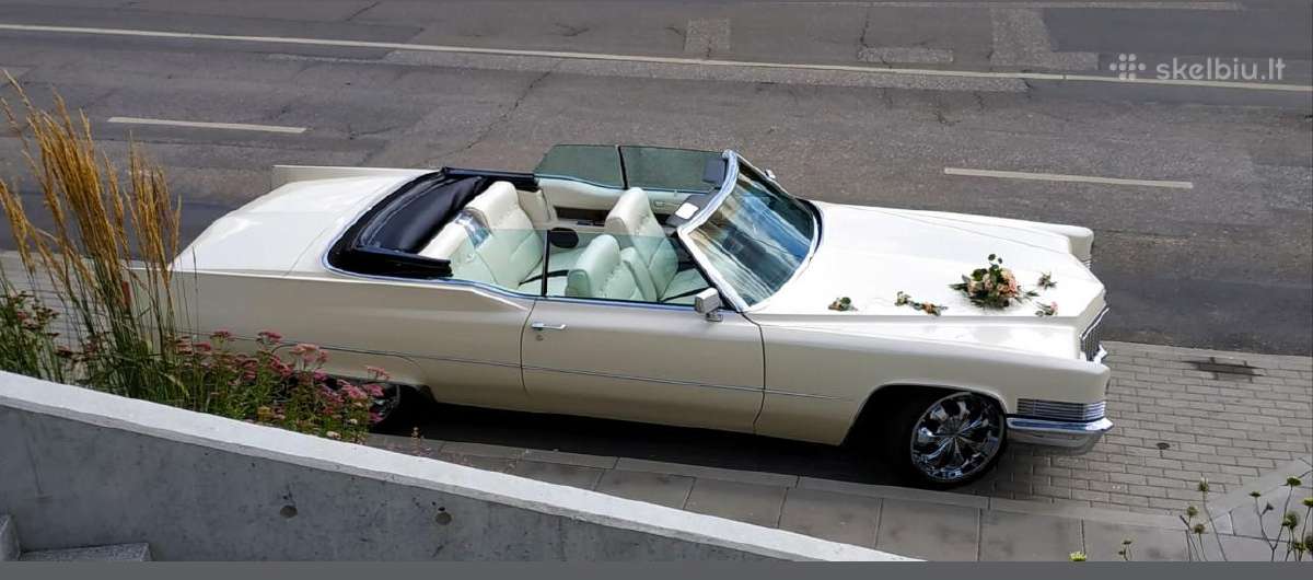 Cadillac Deville cabrio 1970m nuoma su vairuotoju - nuotraukos Nr. 22