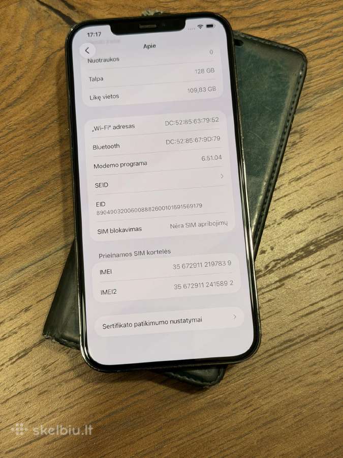 iPhone 12 pro max 128gb - nuotraukos Nr. 9