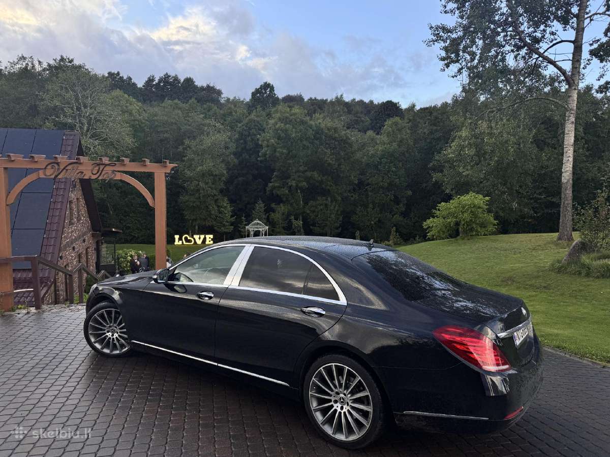 Nuoma su vairuotoju Mercedes s klasės w222 40€ h - nuotraukos Nr. 36