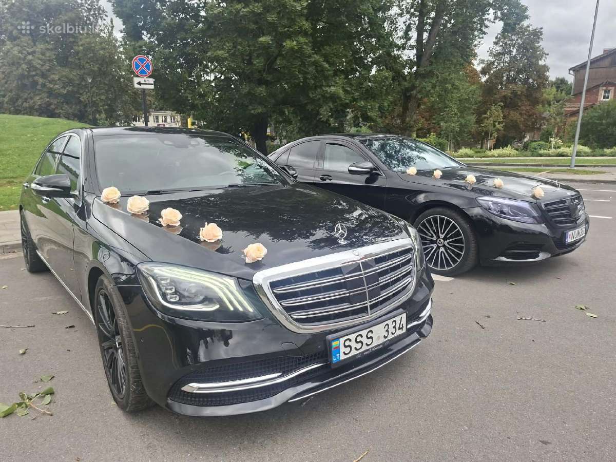 Nuoma su vairuotoju Mercedes s klasės w222 40€ h - nuotraukos Nr. 38