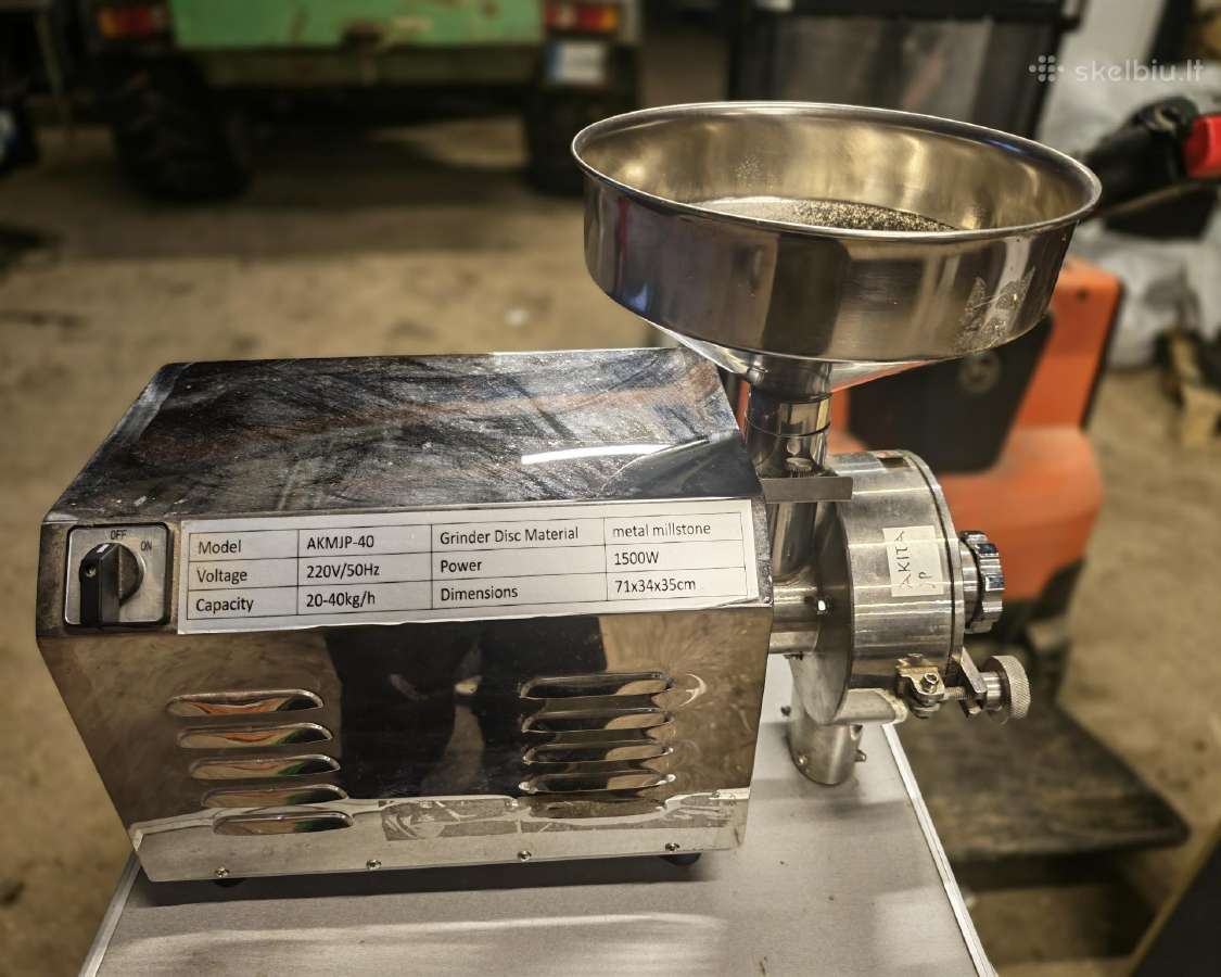 Elektrinis grūdų malūnas Akita Jp Akmjp-40, 1500w - nuotraukos Nr. 2