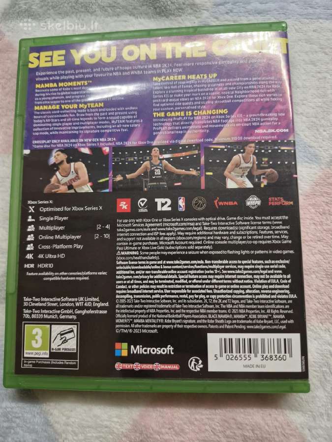 Žaidimas Nba 2k24 Xbox One/xbox Series X - nuotraukos Nr. 3