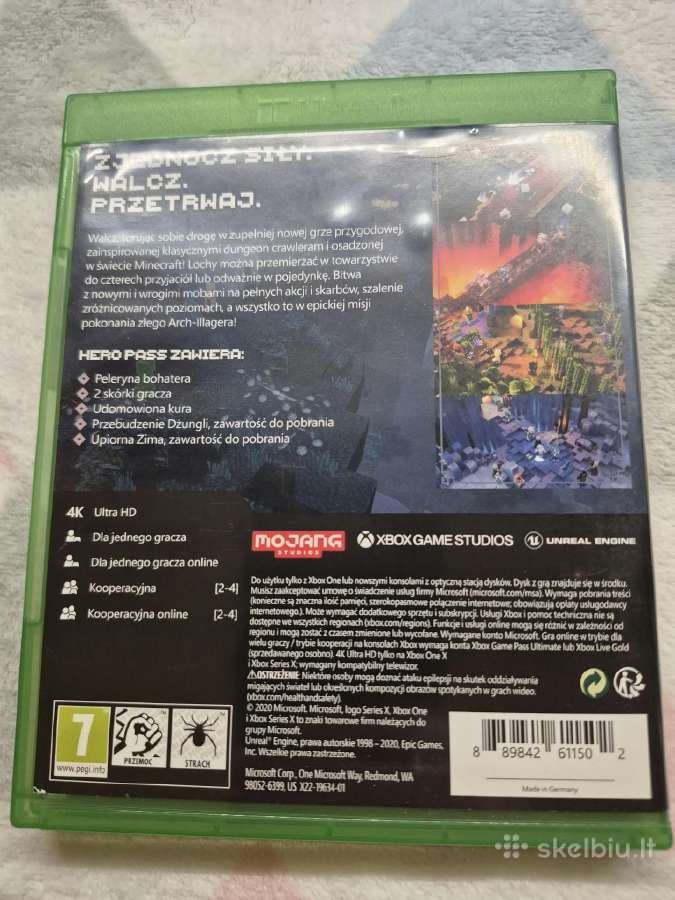 Žaidimas Minecraft Dungeons Xbox One/xbox Series X - nuotraukos Nr. 3