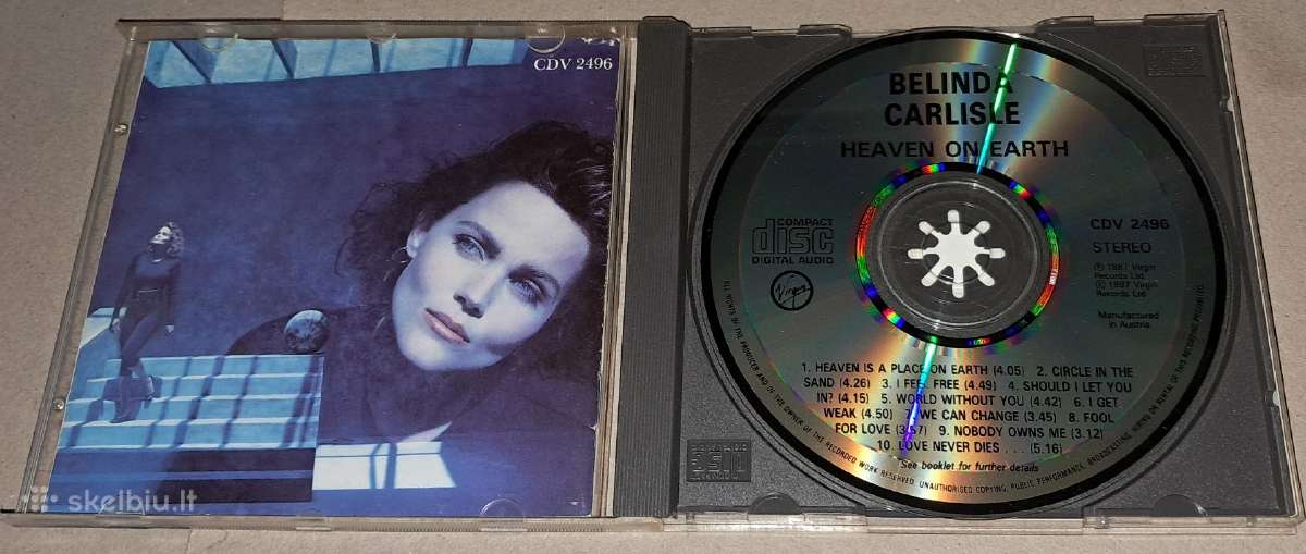 Belinda Carlisle – Heaven On Earth (Audio CD) - nuotraukos Nr. 3