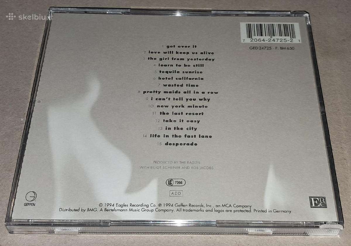 Eagles – Hell Freezes Over (Audio CD) - nuotraukos Nr. 2