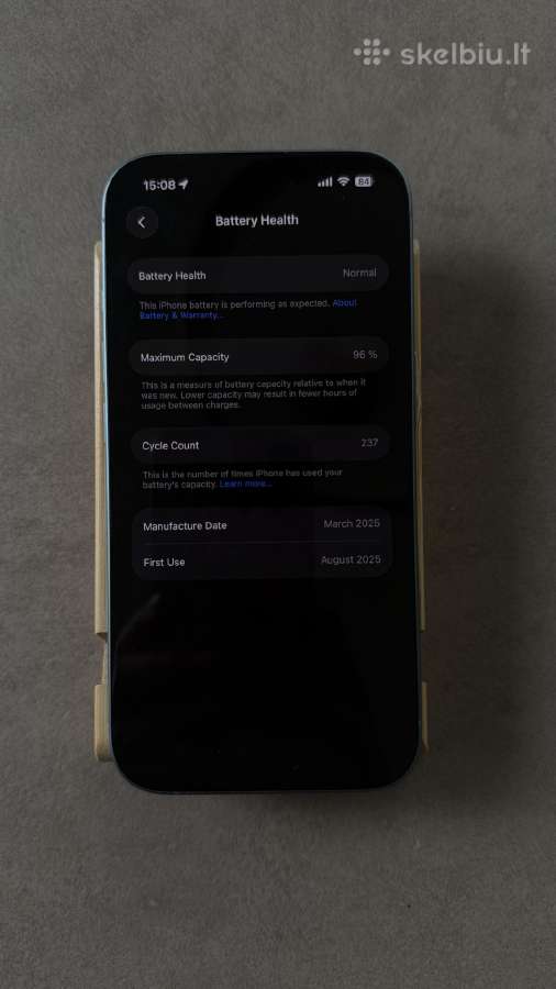 iPhone 16, 128 GB + 11 mėn. Garantija - nuotraukos Nr. 3