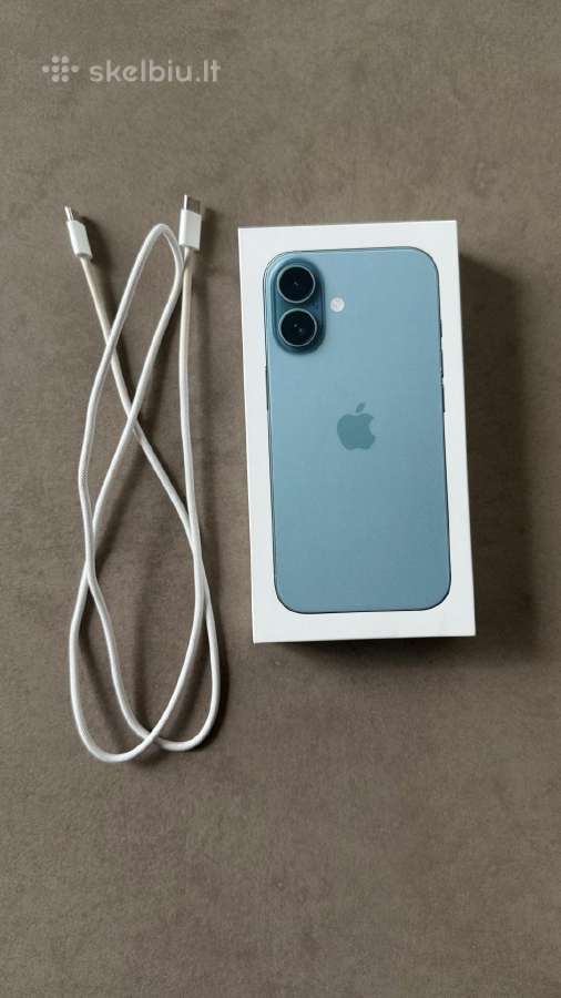 iPhone 16, 128 GB + 11 mėn. Garantija - nuotraukos Nr. 9