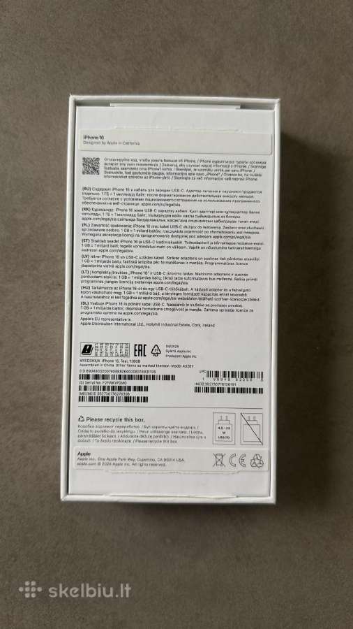 iPhone 16, 128 GB + 11 mėn. Garantija - nuotraukos Nr. 10