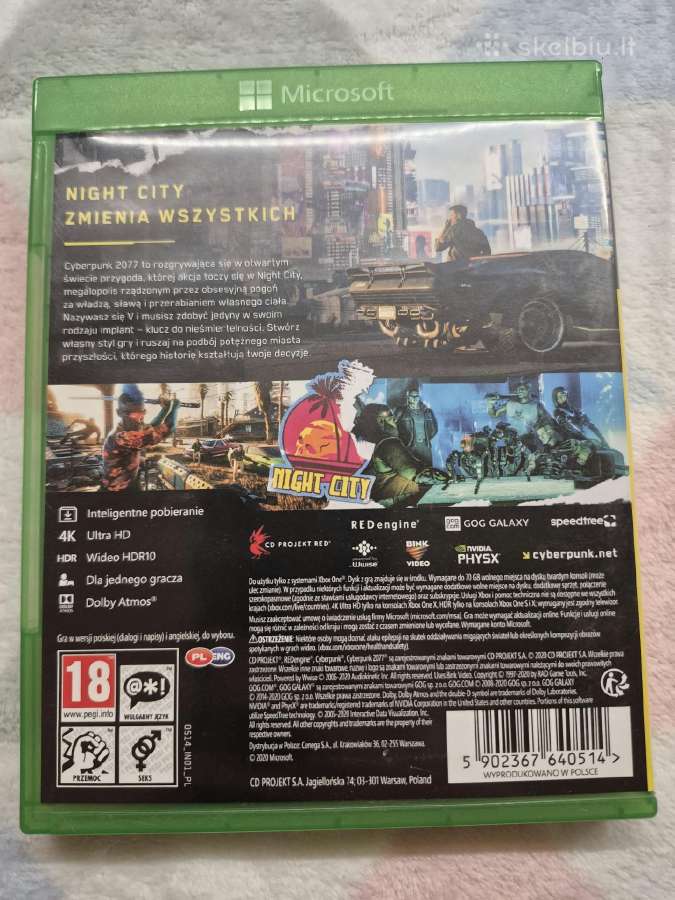 Žaidimas Cyberpunk 2077 Xbox One/xbox Series X - nuotraukos Nr. 3