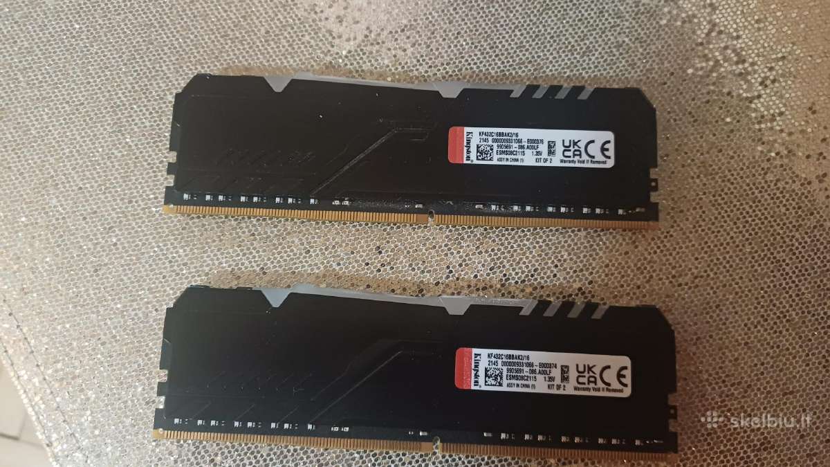 Kingston Fury Beast 16gb naudota - nuotraukos Nr. 2