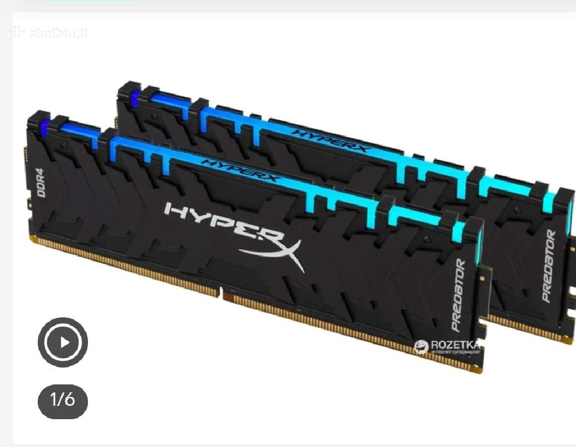 Hyperx Predator Rgb 16gb naudota - nuotraukos Nr. 3