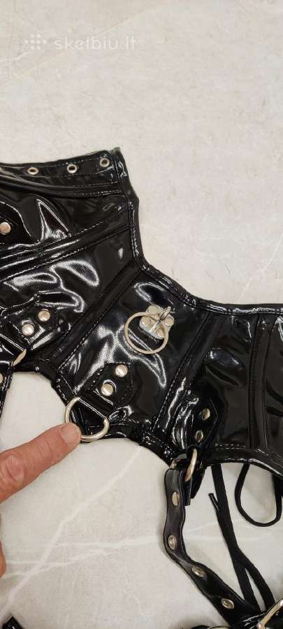 Sexy Pvc korsetu komplektas - nuotraukos Nr. 2