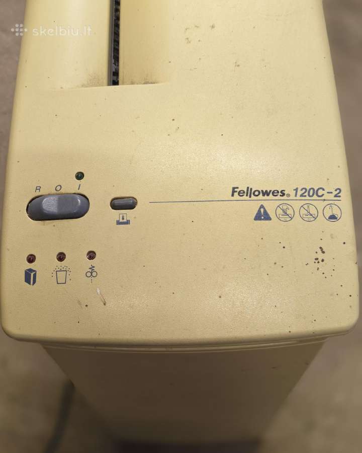Popieriaus naikiklis Fellowes 120c-2 - nuotraukos Nr. 5