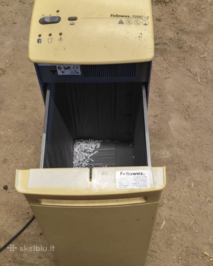 Popieriaus naikiklis Fellowes 120c-2 - nuotraukos Nr. 6