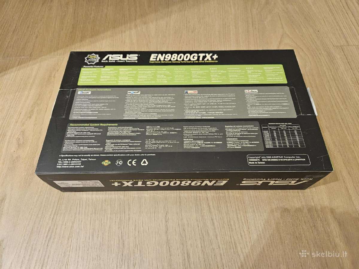 Asus Geforce 9800 Gtx+ 512mb – neveikianti - nuotraukos Nr. 11