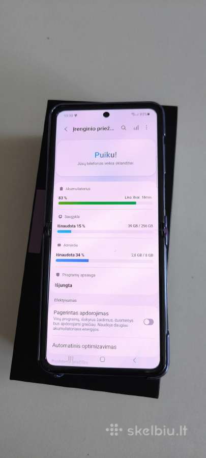 Samsung Z flip 256gb - nuotraukos Nr. 3