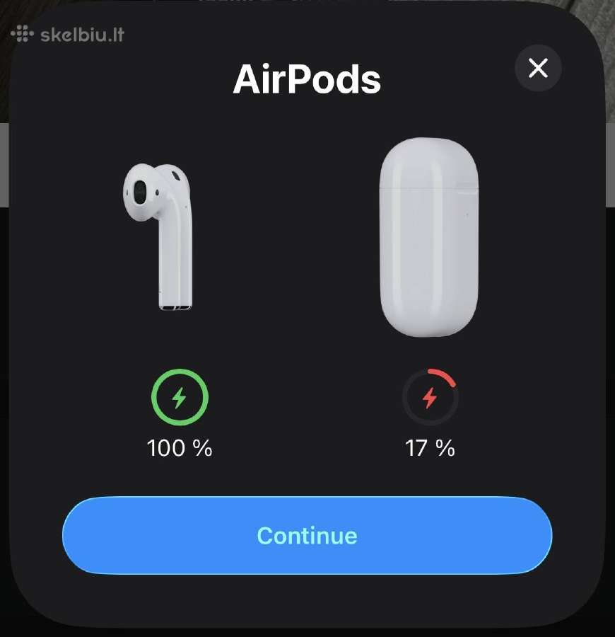 Apple Airpods 1-OS kartos belaidės ausinės - nuotraukos Nr. 5