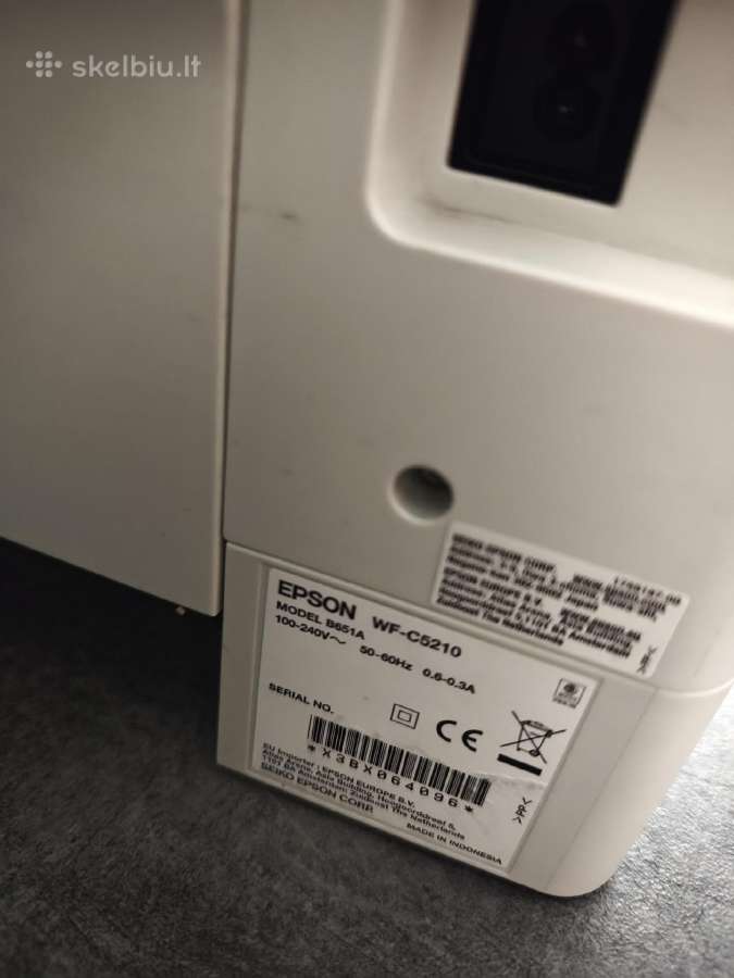 Epson Workforce Pro Wf-c5210 spausdintuvas - nuotraukos Nr. 6