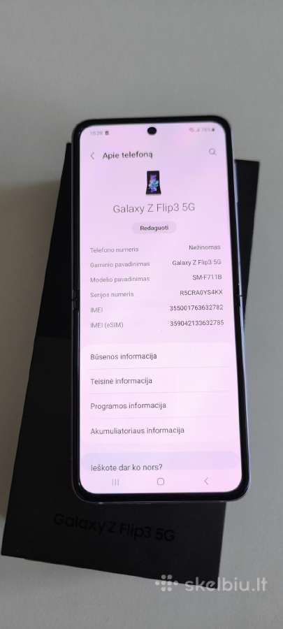 Samsung Z flip3 - nuotraukos Nr. 2