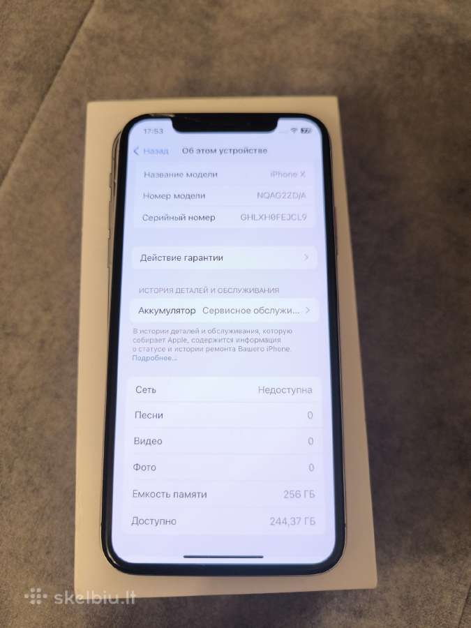 iPhone x baltas - nuotraukos Nr. 2