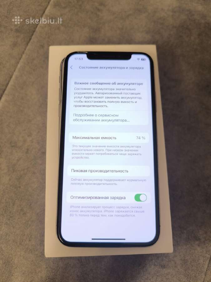 iPhone x baltas - nuotraukos Nr. 3