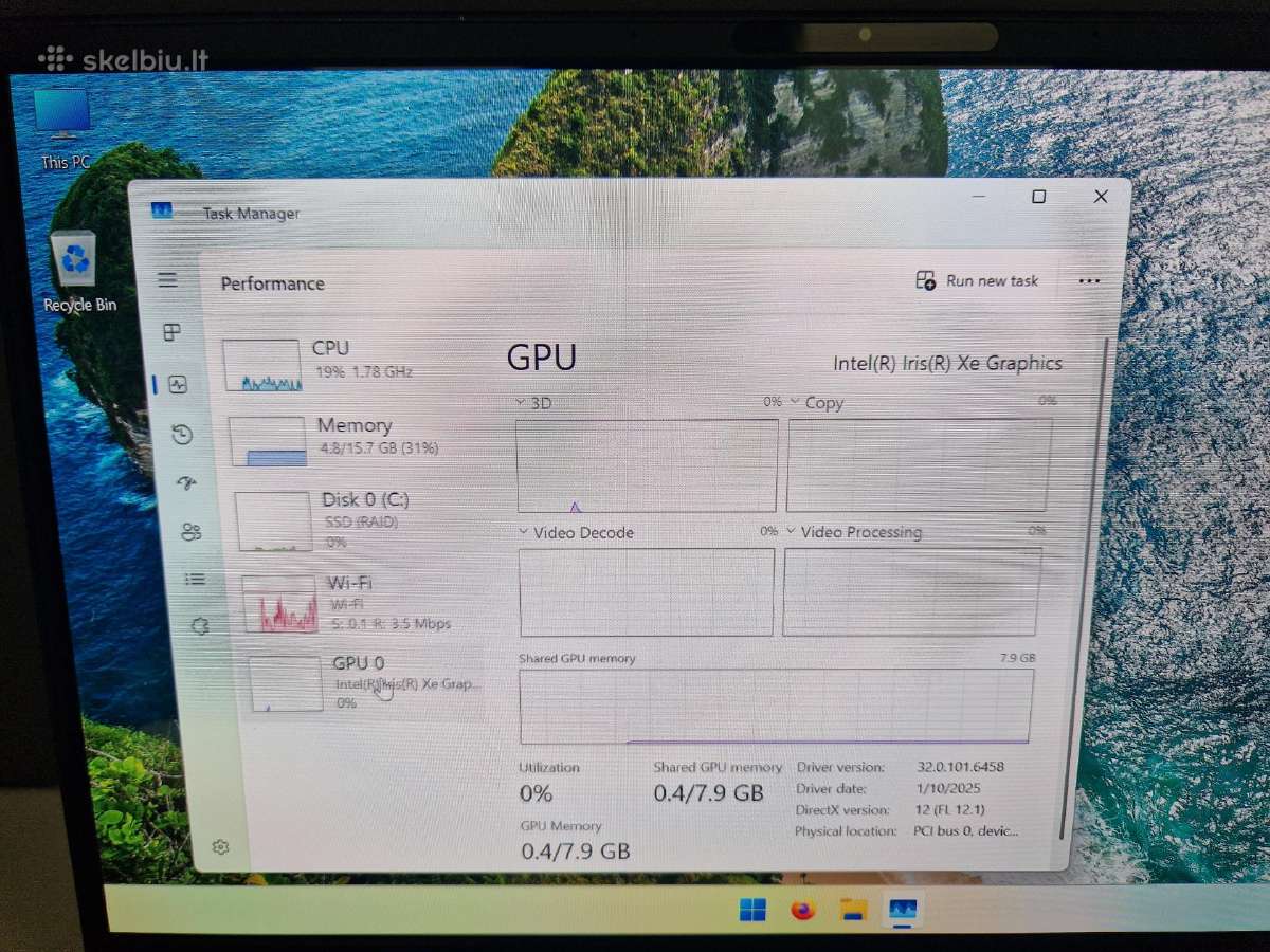 Asus Zenbook Ux325e /i5-1135g7/16gb/512ssd - nuotraukos Nr. 9