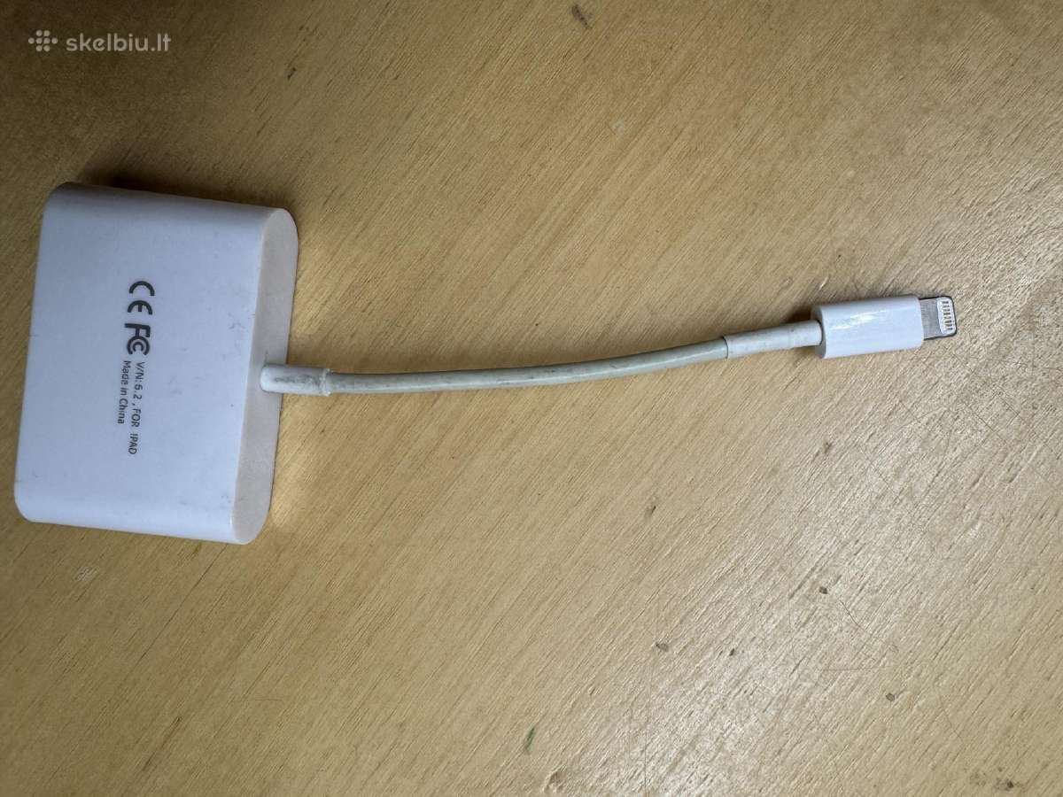 „lightning“ adapteris iPhone / iPad - nuotraukos Nr. 3