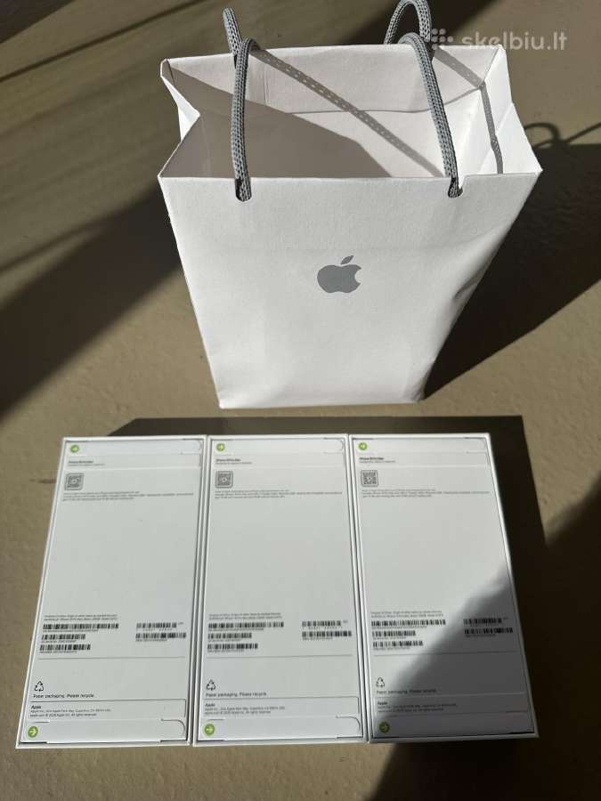 Nauji iPhone 18 Pro max 256gb Black - nuotraukos Nr. 2