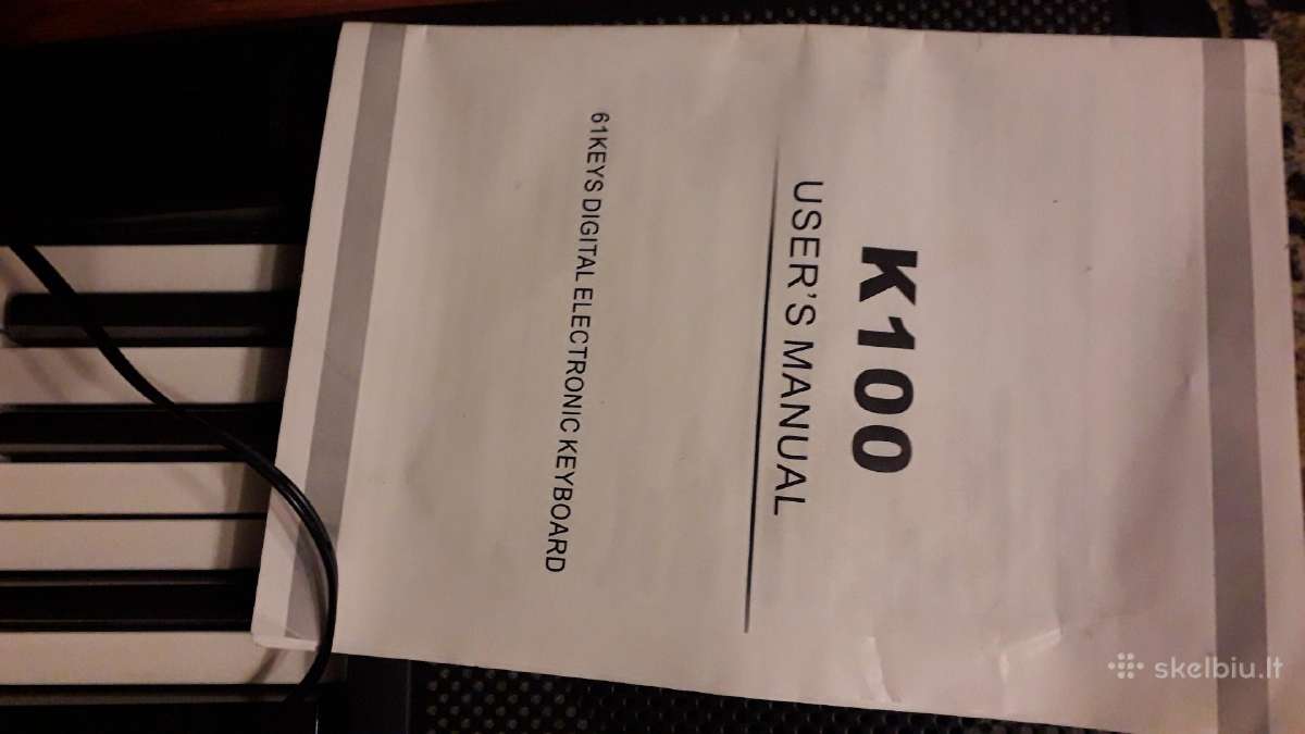 Sintezatorius K100 - nuotraukos Nr. 2