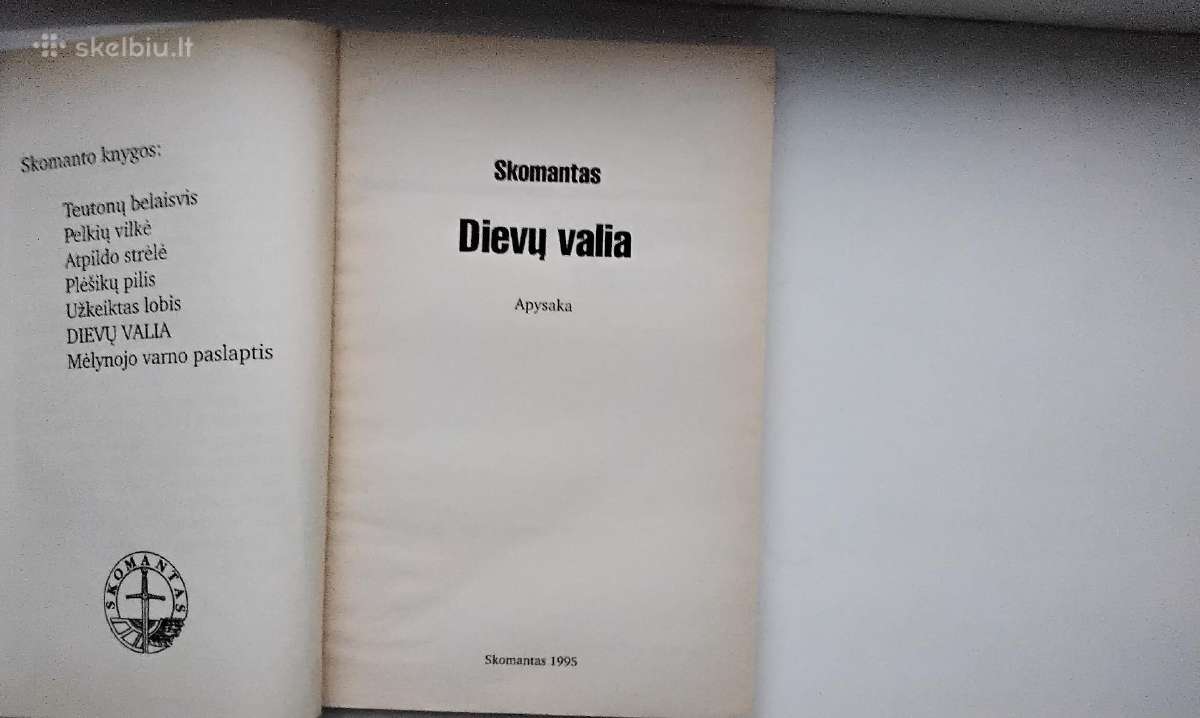 Skomantas. Užkeiktas lobis. Dievų valia.1995 m. - nuotraukos Nr. 18
