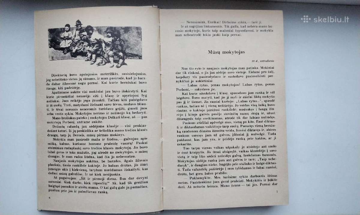E. de Amičis. Širdis. 1989 m. leid. - nuotraukos Nr. 3