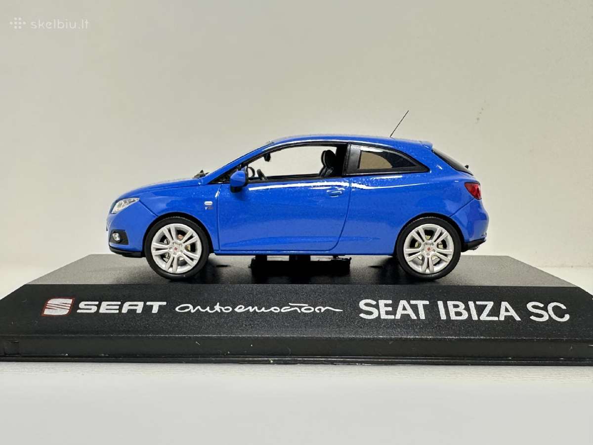 Seat Ibiza Sc 2008 mėlyna 1:43 Fischer - nuotraukos Nr. 4