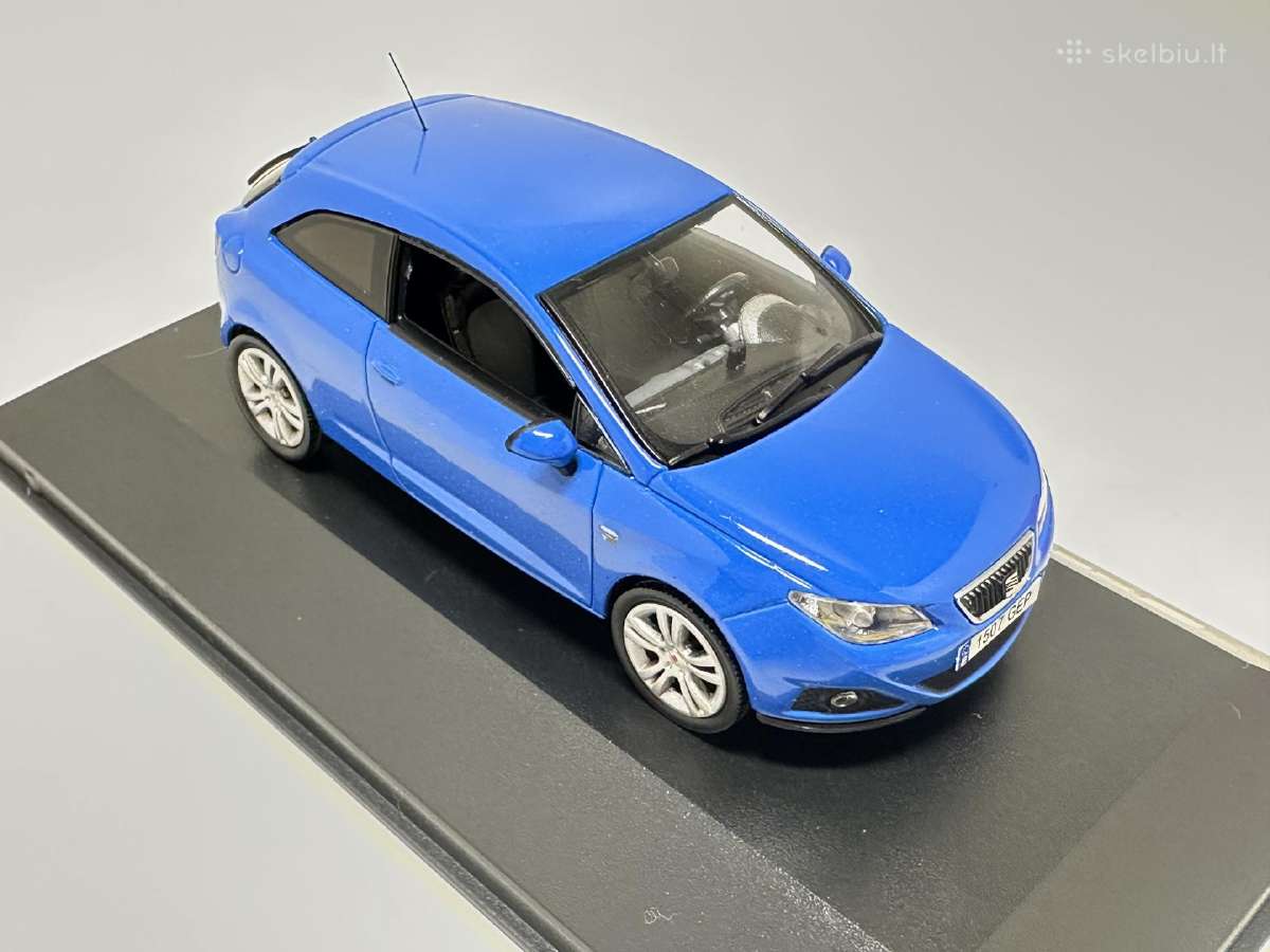 Seat Ibiza Sc 2008 mėlyna 1:43 Fischer - nuotraukos Nr. 6