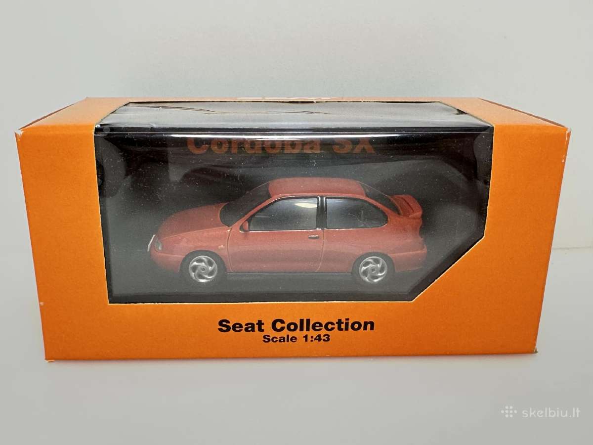 Seat Cordoba Sx 1999 oranžinė-raudona 1:43 Herp - nuotraukos Nr. 2