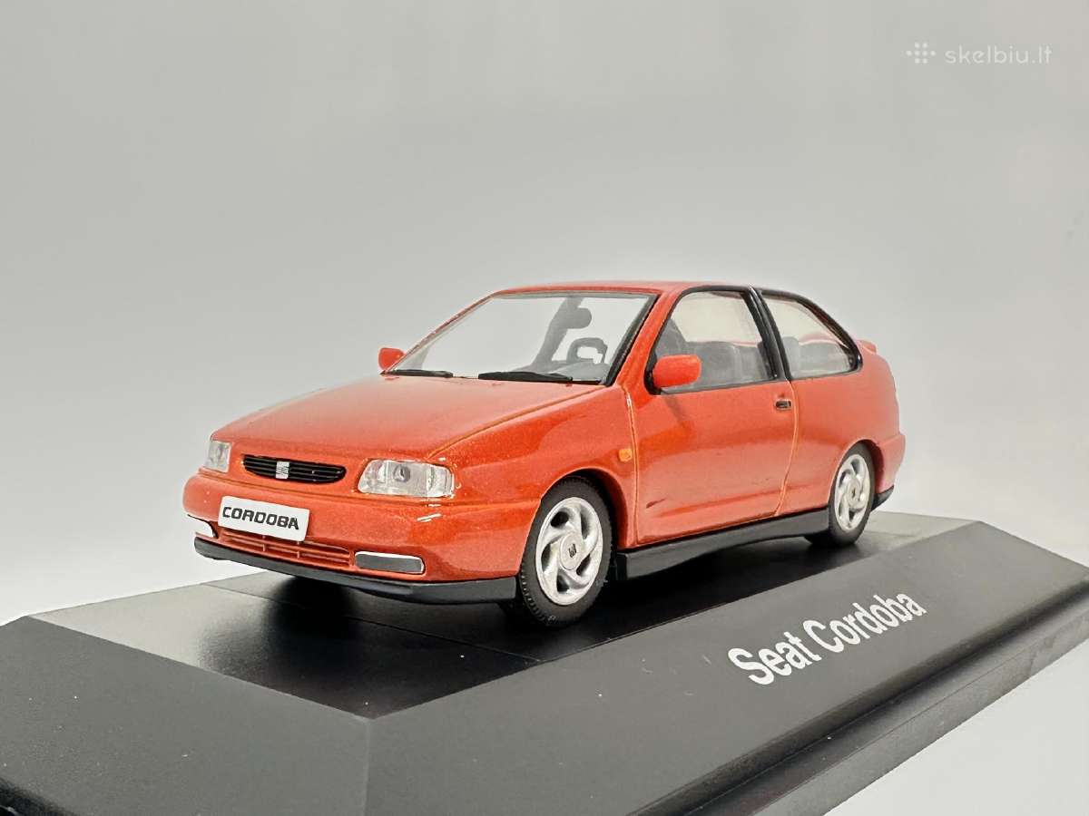 Seat Cordoba Sx 1999 oranžinė-raudona 1:43 Herp - nuotraukos Nr. 3