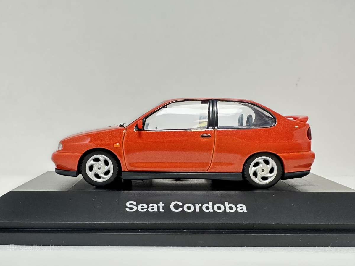 Seat Cordoba Sx 1999 oranžinė-raudona 1:43 Herp - nuotraukos Nr. 4