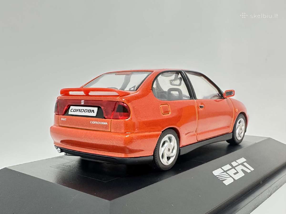 Seat Cordoba Sx 1999 oranžinė-raudona 1:43 Herp - nuotraukos Nr. 5