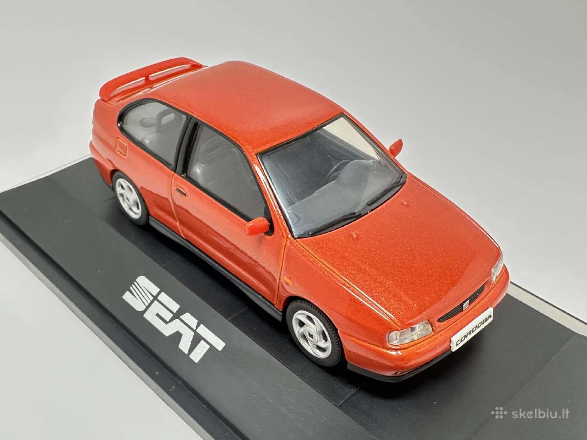 Seat Cordoba Sx 1999 oranžinė-raudona 1:43 Herp - nuotraukos Nr. 6