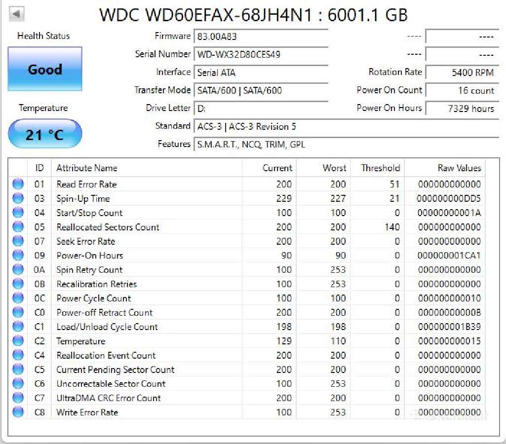 Wd Red 6tb HDD - nuotraukos Nr. 3