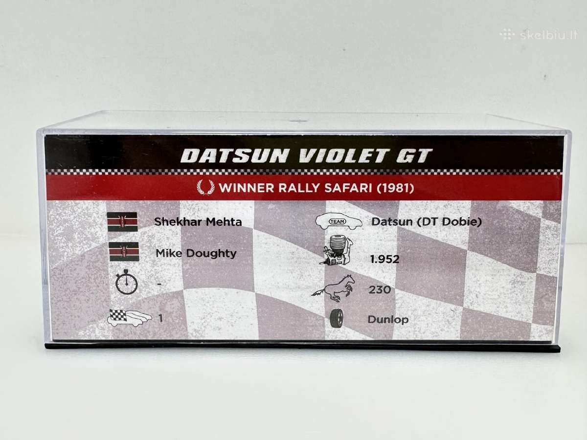 Datsun Violet GT (Nissan) 198 Safari 1:43 - nuotraukos Nr. 8