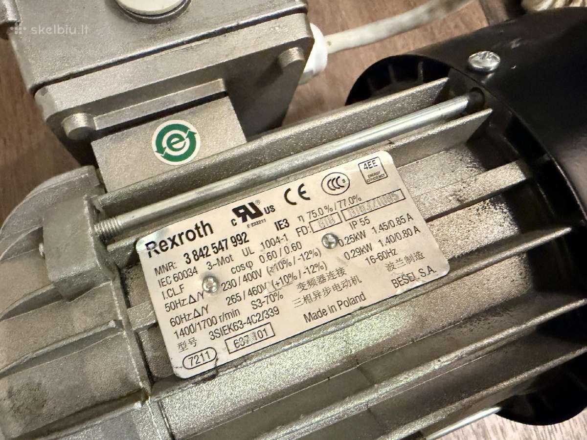 0.25kw variklis Rexroth - nuotraukos Nr. 2