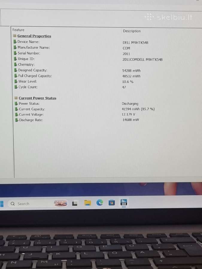 Dell Pro 16 Plus Pb16250 – Ultra 7 - nuotraukos Nr. 10