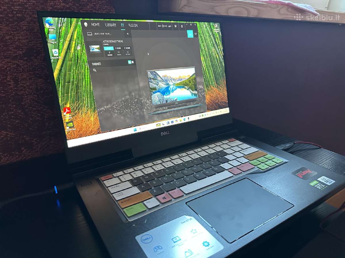 Dell g7 7500 oled i7 16gb rtx2070 8gb - nuotraukos Nr. 4
