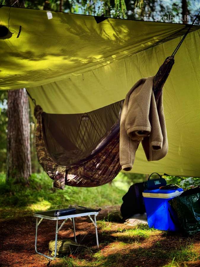 Tentas Bushmen Easy Tarp 4x3m- green - nuotraukos Nr. 4