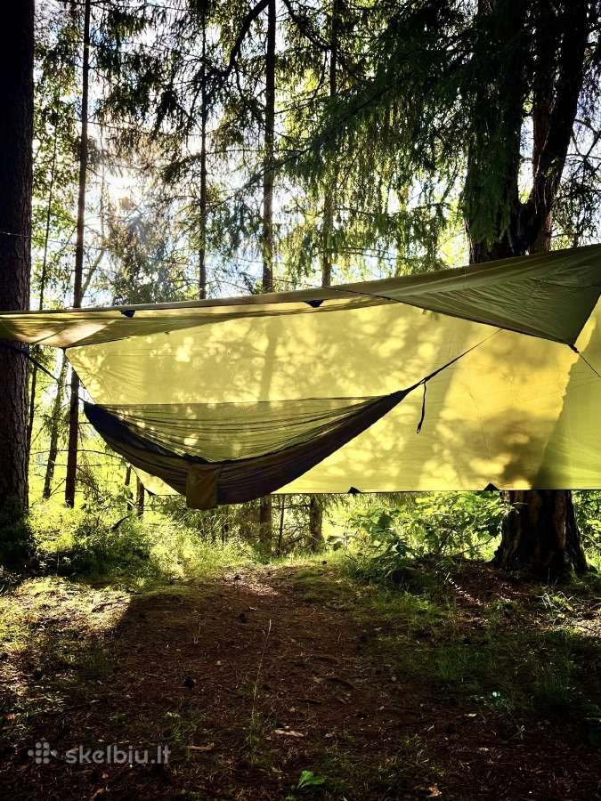 Tentas Bushmen Easy Tarp 4x3m- green - nuotraukos Nr. 5