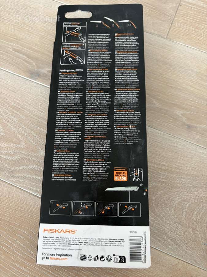 "Sulankstomas Pjūklas "Plus" Sw69 Fiskars - nuotraukos Nr. 5