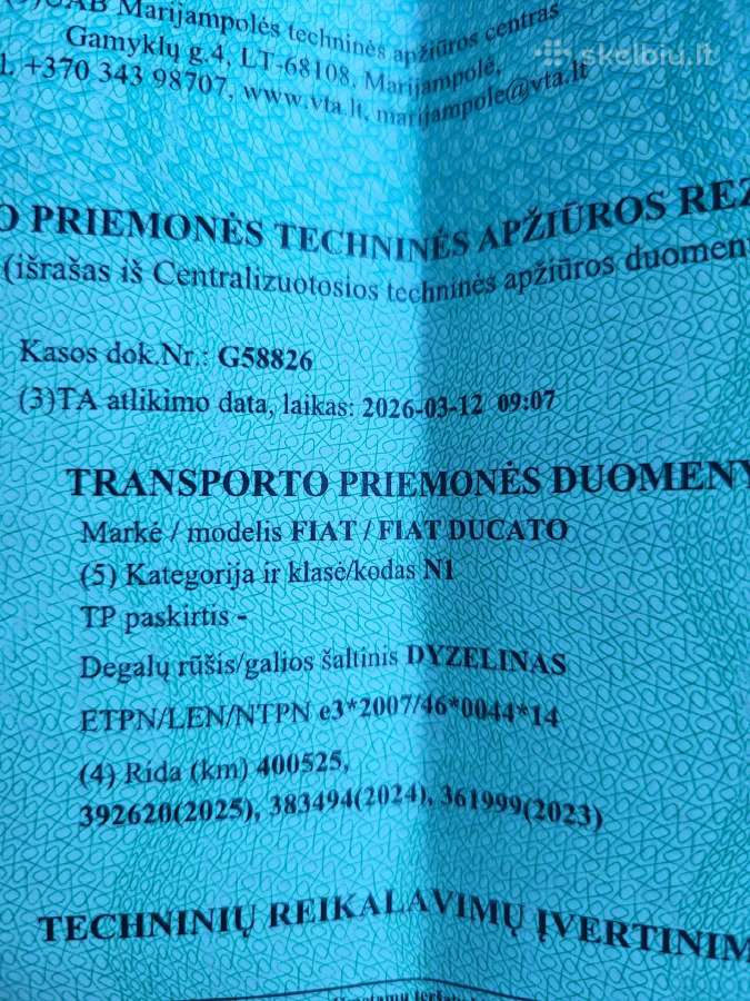 Fiat Ducato Maxi - nuotraukos Nr. 12