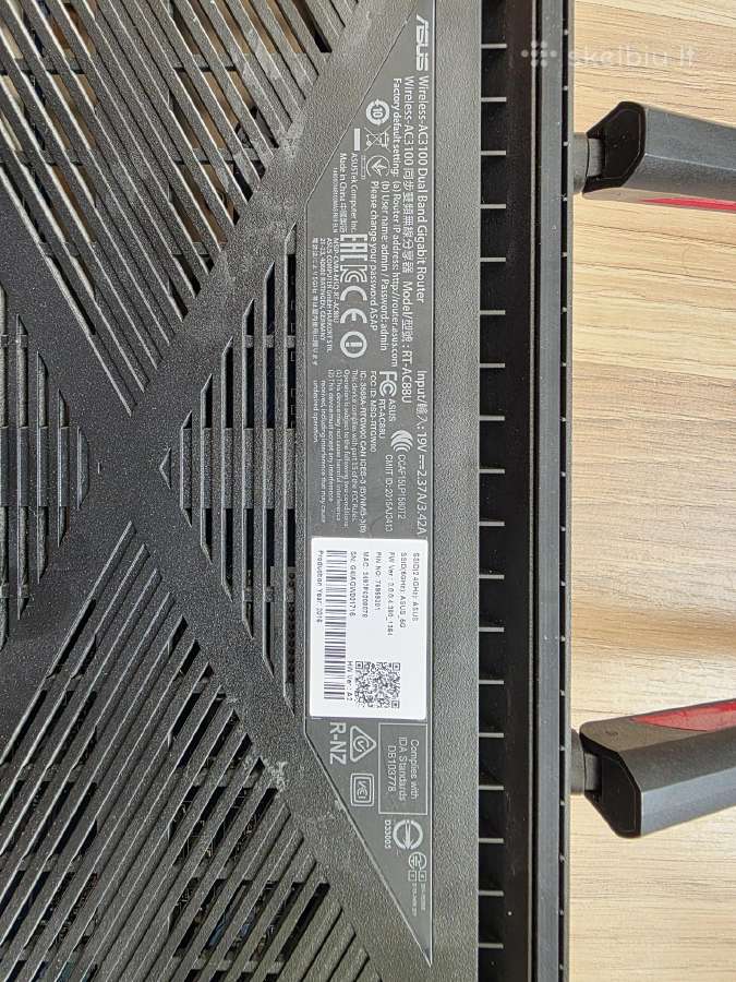 Routeris asus Rt-ac88u - nuotraukos Nr. 3
