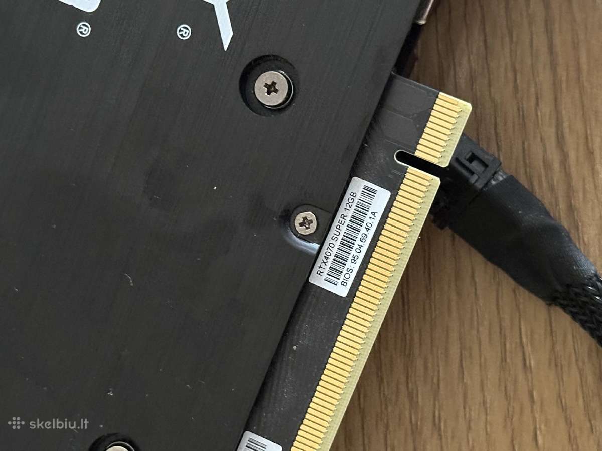 Pny Geforce Rtx 4070 Super Xlr8 Gaming 12gb - nuotraukos Nr. 4