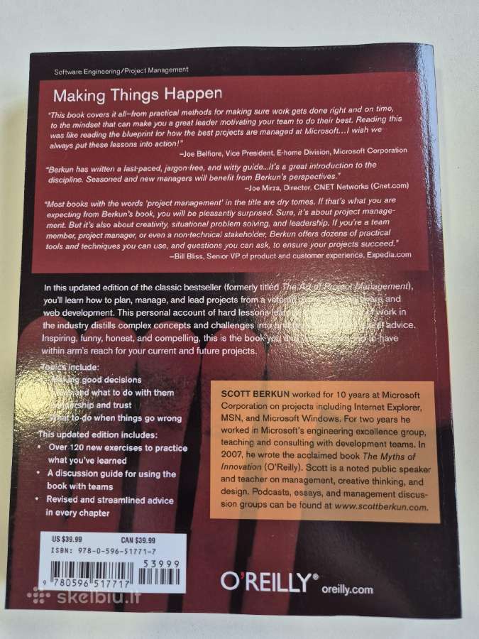 Knyga Making Things Happen - nuotraukos Nr. 2